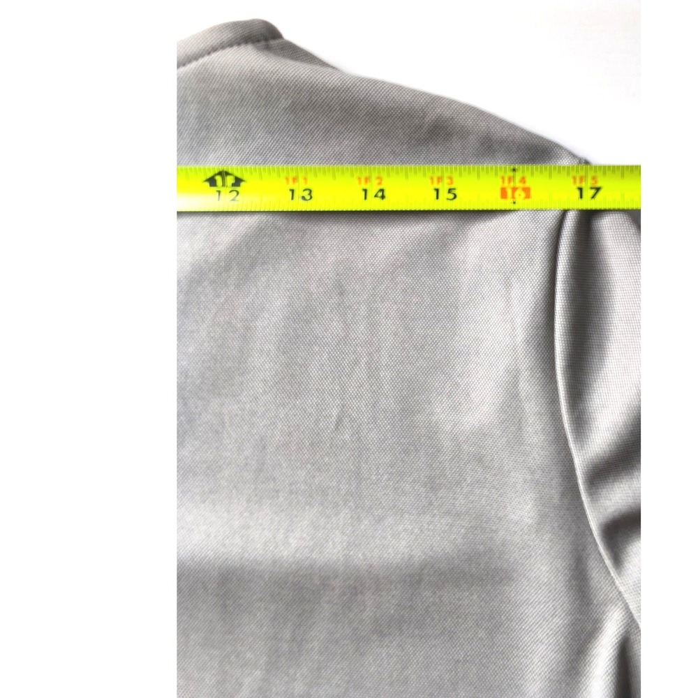 TravelSmith Wrap Dress Womens L‎ Gray 3/4 Sleeve V-Neck Maxi - Picture 11 of 15